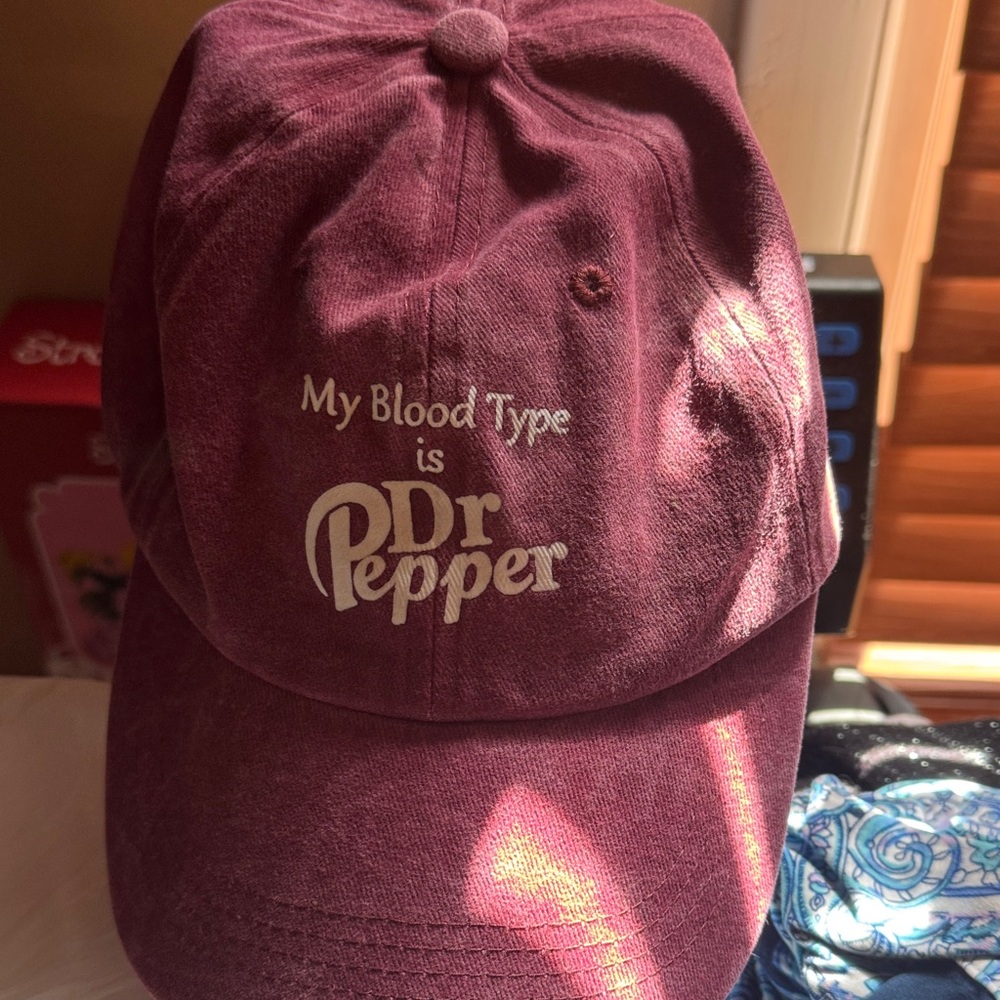 Dr Pepper Burgundy Cap for Reptile Lovers